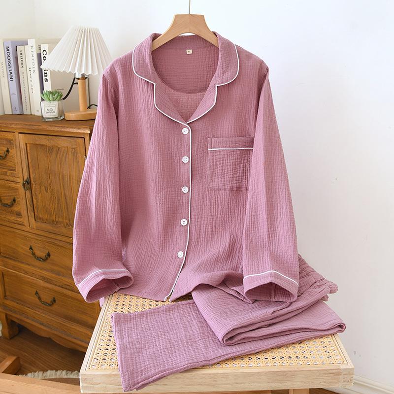 Women s Pure Cotton Spring/Autumn Pajama Set - Thin, Long Sleeve with Side Pockets, Loose Fit, Plus Size, Wearable Outside Medium рожевий/фіолетовий
Women s Pure Cotton Spring/Autumn Pajama Set - Thin, Long Sleeve with Side Pockets, Loose Fit, Plus Size, Wearable Outside Medium рожевий/фіолетовий