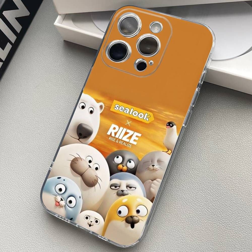Korean popular animation SEALOOK Silicone Phone Case Material For iPhone 17 16 15 11 12 13 14 Pro Max Mini Plus Soft TPU iPhone 16pro max
Korean popular animation SEALOOK Silicone Phone Case Material For iPhone 17 16 15 11 12 13 14 Pro Max Mini Plus Soft TPU iPhone 16pro max