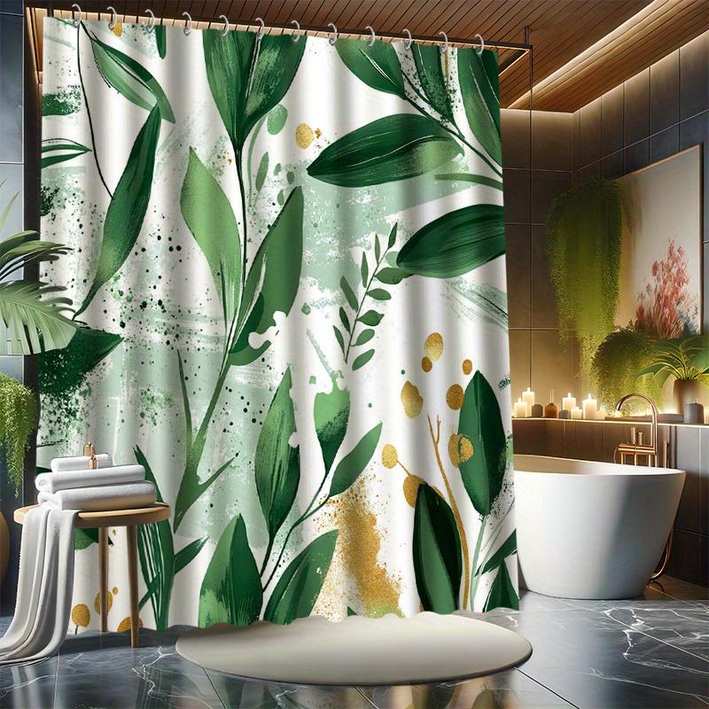1/4 Set Of Green Leaves Surround Shower Curtain Set Breeze Green Leaves Comfortable Fresh Series Modern Home Bathroom Decoration W60H190(CM)-1 Pcs
1/4 Set Of Green Leaves Surround Shower Curtain Set Breeze Green Leaves Comfortable Fresh Series Modern Home Bathroom Decoration W60H190(CM)-1 Pcs