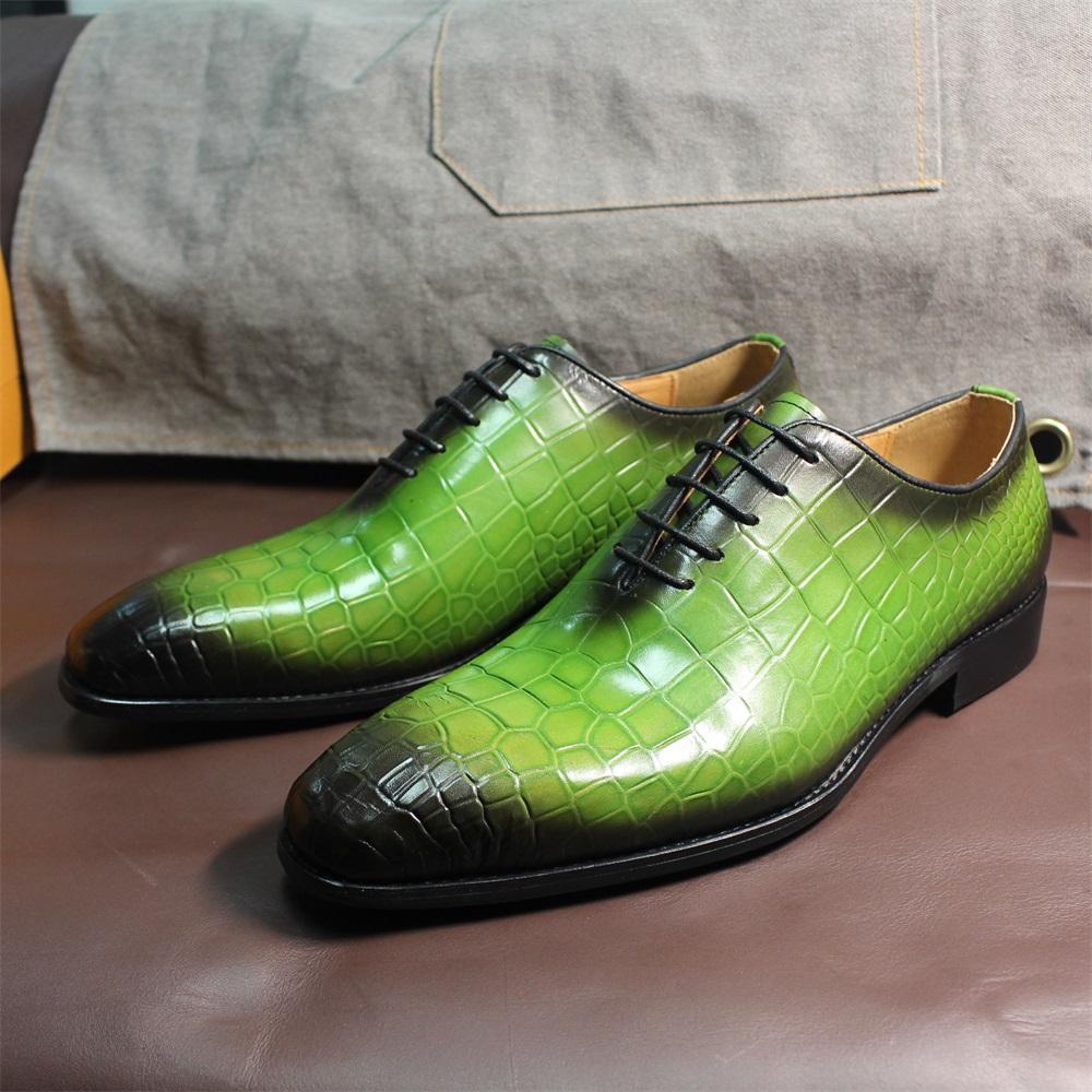 Fashion FELIX CHU Men s Genuine Cow Leather Shoes Crocodile Print Business Green Dress Shoes Formal Wedding Footwear for Spring Autumn 46 зелёный
Fashion FELIX CHU Men s Genuine Cow Leather Shoes Crocodile Print Business Green Dress Shoes Formal Wedding Footwear for Spring Autumn 46 зелёный
