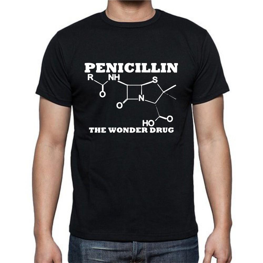 Penicilin The Wonder Drug Chart Chemistry T shirt tee drugs medicine M
Penicilin The Wonder Drug Chart Chemistry T shirt tee drugs medicine M
