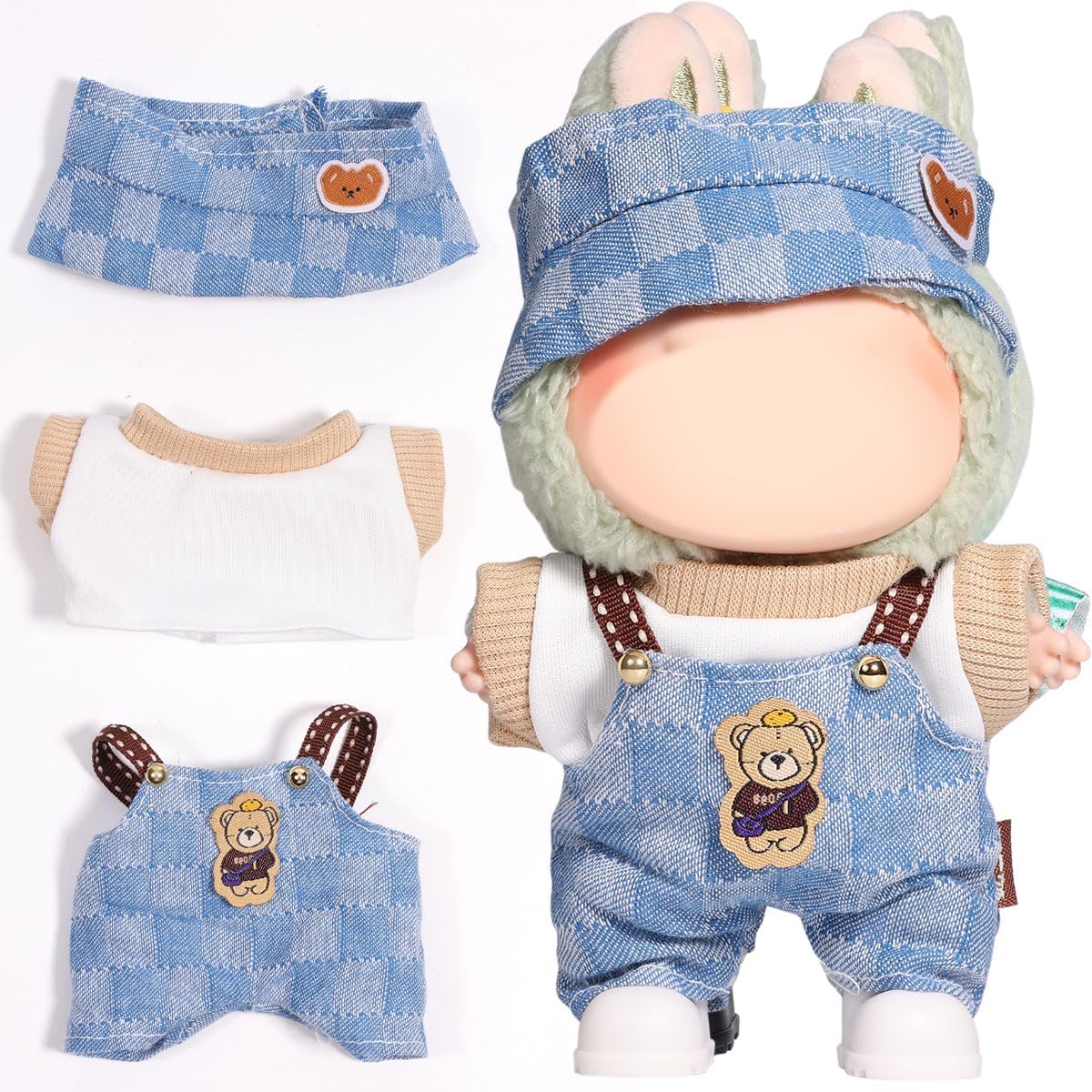 Labubu Clothes, Compatible with 15cm and 17cm Plush Dolls, Plush Clothes, Cute Costume, Dress Up DIY Accessories, Doll Suit, Jumpsuit, Photo Path,
Labubu Clothes, Compatible with 15cm and 17cm Plush Dolls, Plush Clothes, Cute Costume, Dress Up DIY Accessories, Doll Suit, Jumpsuit, Photo Path,