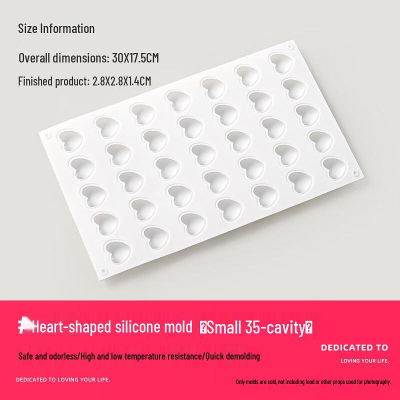 Silicone Heart Molds for Mousse & Chocolate (2-Pack)
Silicone Heart Molds for Mousse & Chocolate (2-Pack)