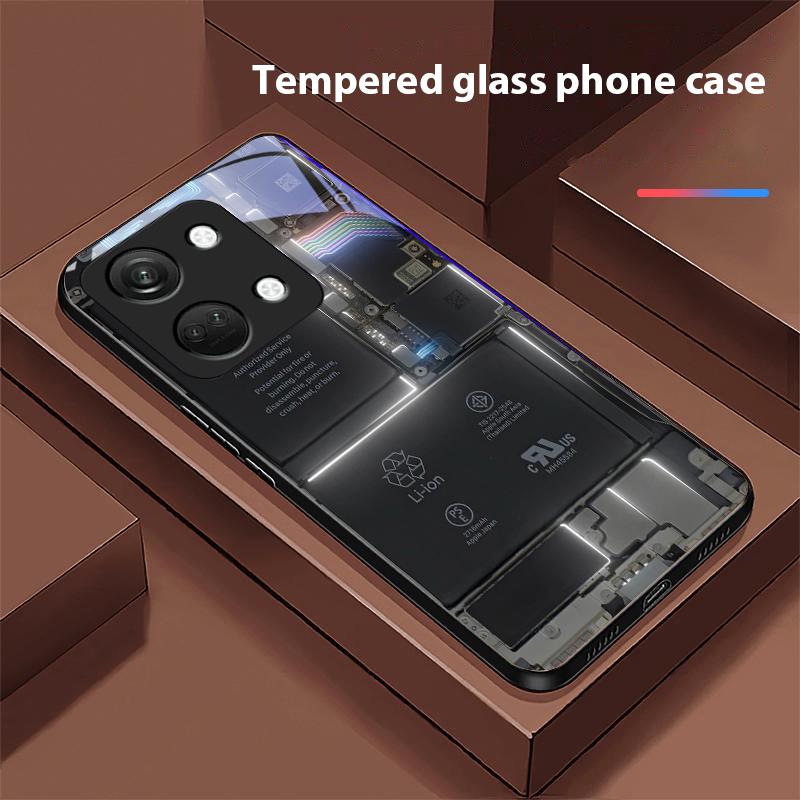 Computer Element For OnePlus Nord 3 5 6T 7 Pro 8 12 10T Reno8 Lite 5G 10R Nord N30 Hard Shell Tempered Glass Phone Case Black For OnePlus 10R 5G
Computer Element For OnePlus Nord 3 5 6T 7 Pro 8 12 10T Reno8 Lite 5G 10R Nord N30 Hard Shell Tempered Glass Phone Case Black For OnePlus 10R 5G