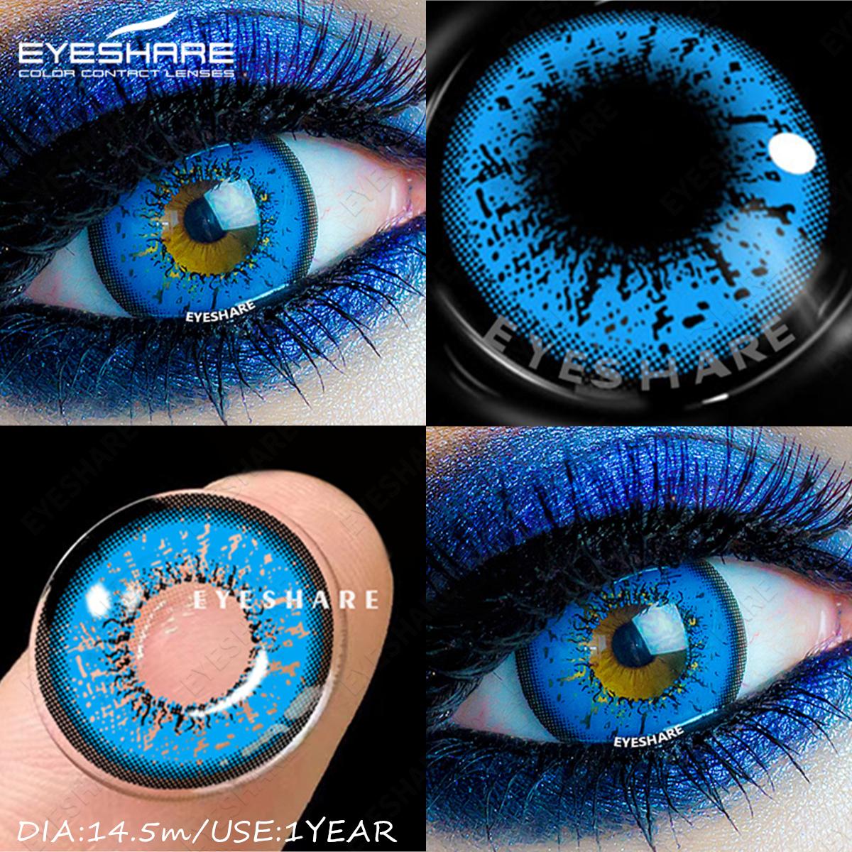 EYESHARE 1 Pair Colored Contact Lenses for Cosplay Red Anime Eyes Lenses Halloween Blue Eyes Contact Yearly Green Beauty Lenses
EYESHARE 1 Pair Colored Contact Lenses for Cosplay Red Anime Eyes Lenses Halloween Blue Eyes Contact Yearly Green Beauty Lenses