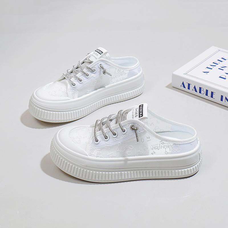 Кружевные дышащие белые полутапочки женские летние тонкие сетчатые туфли женские дышащие сетчатые универсальные повседневные летние сандалии для отдыха на открытом воздухе 37 белый
Кружевные дышащие белые полутапочки женские летние тонкие сетчатые туфли женские дышащие сетчатые универсальные повседневные летние сандалии для отдыха на открытом воздухе 37 белый