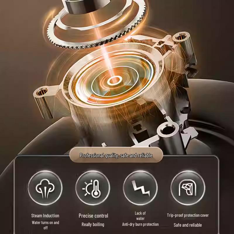 Supor SW-15S02FQ Electric Kettle with Double-Layer Insulation, Anti-Scald Design, Temperature Display, Seamless Inner Pot, 316L Stainless Steel SW-15S02FQ
Supor SW-15S02FQ Electric Kettle with Double-Layer Insulation, Anti-Scald Design, Temperature Display, Seamless Inner Pot, 316L Stainless Steel SW-15S02FQ