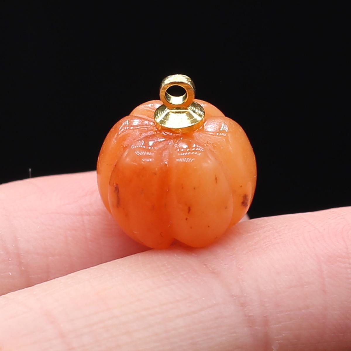 1 шт., подвеска из натурального камня в форме тыквы, кристалл розового кварца, агат, подвески для изготовления ювелирных изделий, аксессуары для ожерелья «сделай сам», 13 × 13 мм 13×13mm
1 шт., подвеска из натурального камня в форме тыквы, кристалл розового кварца, агат, подвески для изготовления ювелирных изделий, аксессуары для ожерелья «сделай сам», 13 × 13 мм 13×13mm