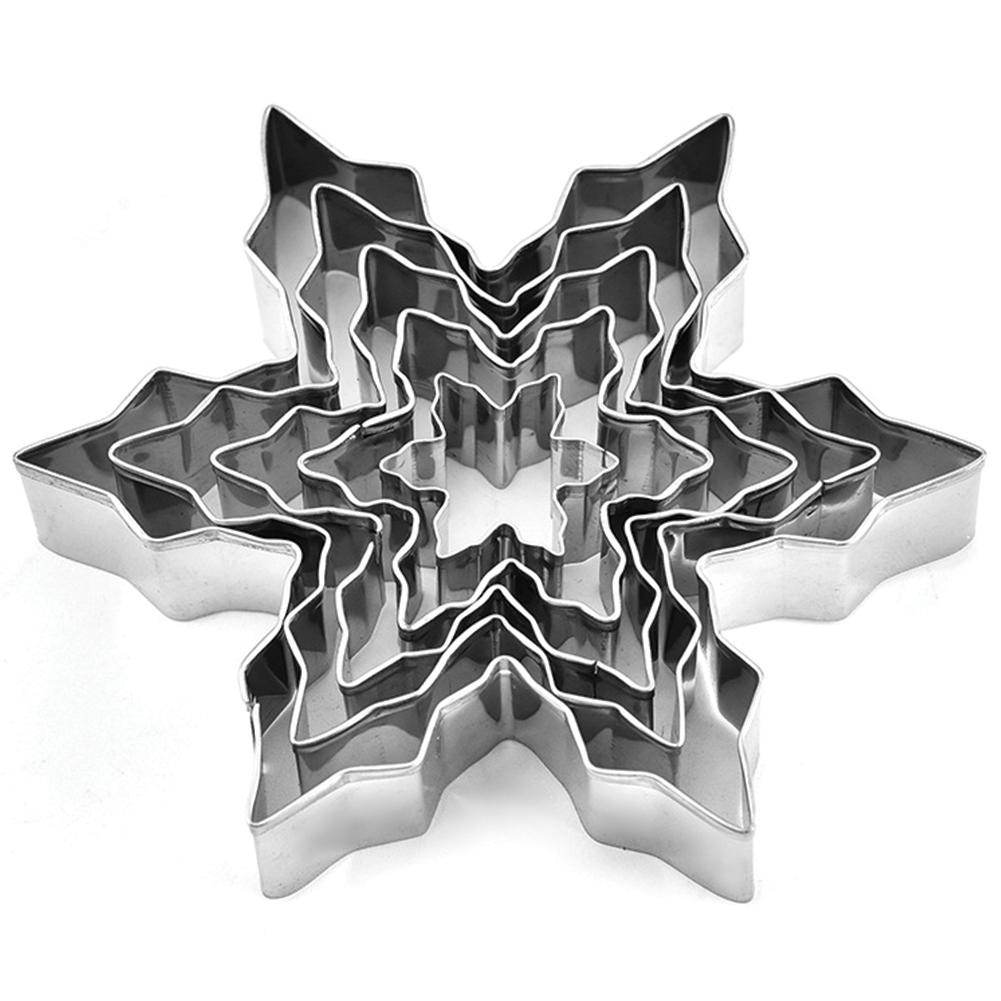 5pacs set Christmas Snowflake Shape Cookie Cutter Stainless Steel for DIY Cake Decoration stainless steel#0
5pacs set Christmas Snowflake Shape Cookie Cutter Stainless Steel for DIY Cake Decoration stainless steel#0