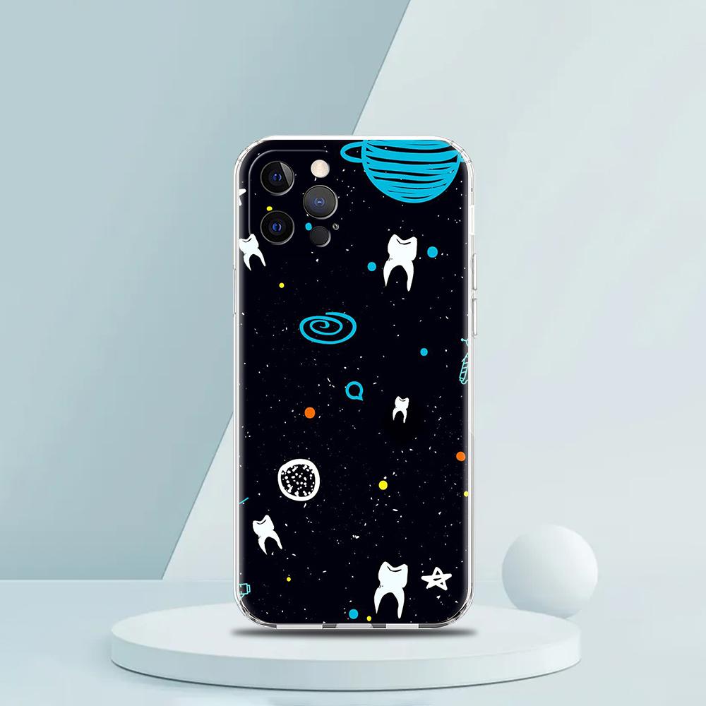 Dentist Tooth Pattern Transparent Silicone Phone Case For iPhone 15 14 13 12 11 Pro Max X XR 8 7 Plus SE 2020 X XS Max Coque Bag iPhone 16
Dentist Tooth Pattern Transparent Silicone Phone Case For iPhone 15 14 13 12 11 Pro Max X XR 8 7 Plus SE 2020 X XS Max Coque Bag iPhone 16