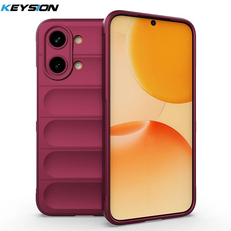 KEYSION Heavy Duty Shockproof Matte Phone Case for Xiaomi POCO X8 Pro Max Anti-skid Soft Silicone Phone Cover for POCO X8 Pro for POCO X8 Pro Max вина червоного кольору
KEYSION Heavy Duty Shockproof Matte Phone Case for Xiaomi POCO X8 Pro Max Anti-skid Soft Silicone Phone Cover for POCO X8 Pro for POCO X8 Pro Max вина червоного кольору