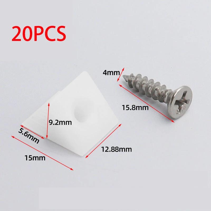 20/40/60/80 шт. Клинья для ящиков с винтами для нижней поддержки Пластиковые ремонтные шкафы Книжные полки Угловой кодовый кронштейн Крепеж
20/40/60/80 шт. Клинья для ящиков с винтами для нижней поддержки Пластиковые ремонтные шкафы Книжные полки Угловой кодовый кронштейн Крепеж