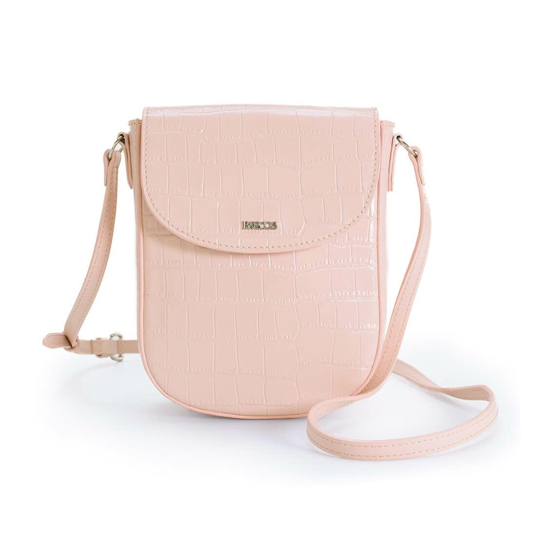 Barcos Crocodile-Embossed Leather Pochette Shoulder Bag for Women, Smartphone Pouch, Minimalist Design, Pink
Barcos Crocodile-Embossed Leather Pochette Shoulder Bag for Women, Smartphone Pouch, Minimalist Design, Pink