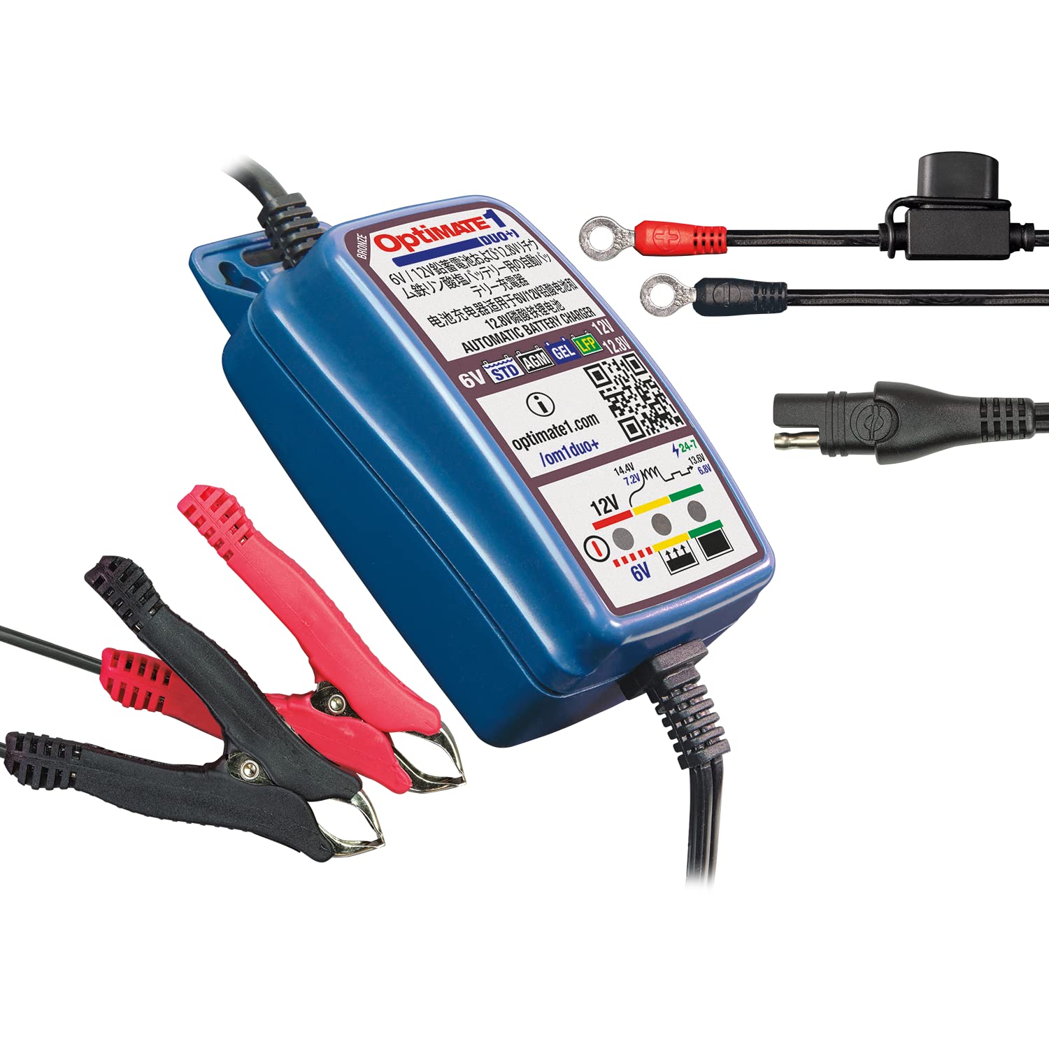 TECMATE OptiMate1 PLUS TM-407a Full Automatic Motorcycle Charger синій
TECMATE OptiMate1 PLUS TM-407a Full Automatic Motorcycle Charger синій