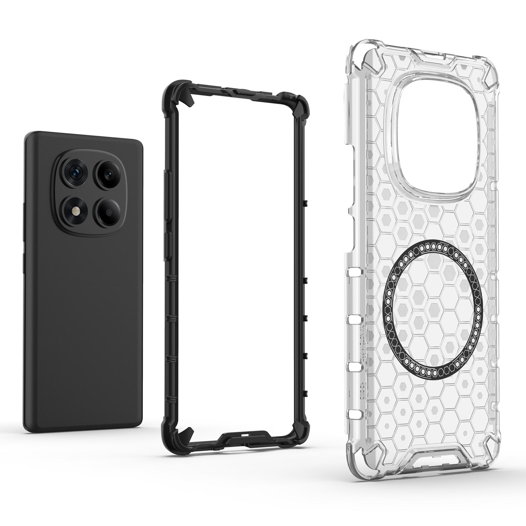 For Xiaomi Redmi Note 14 Pro 4G Case Compatible with MagSafe Honeycomb Design TPU+PC Phone Cover Blue
For Xiaomi Redmi Note 14 Pro 4G Case Compatible with MagSafe Honeycomb Design TPU+PC Phone Cover Blue