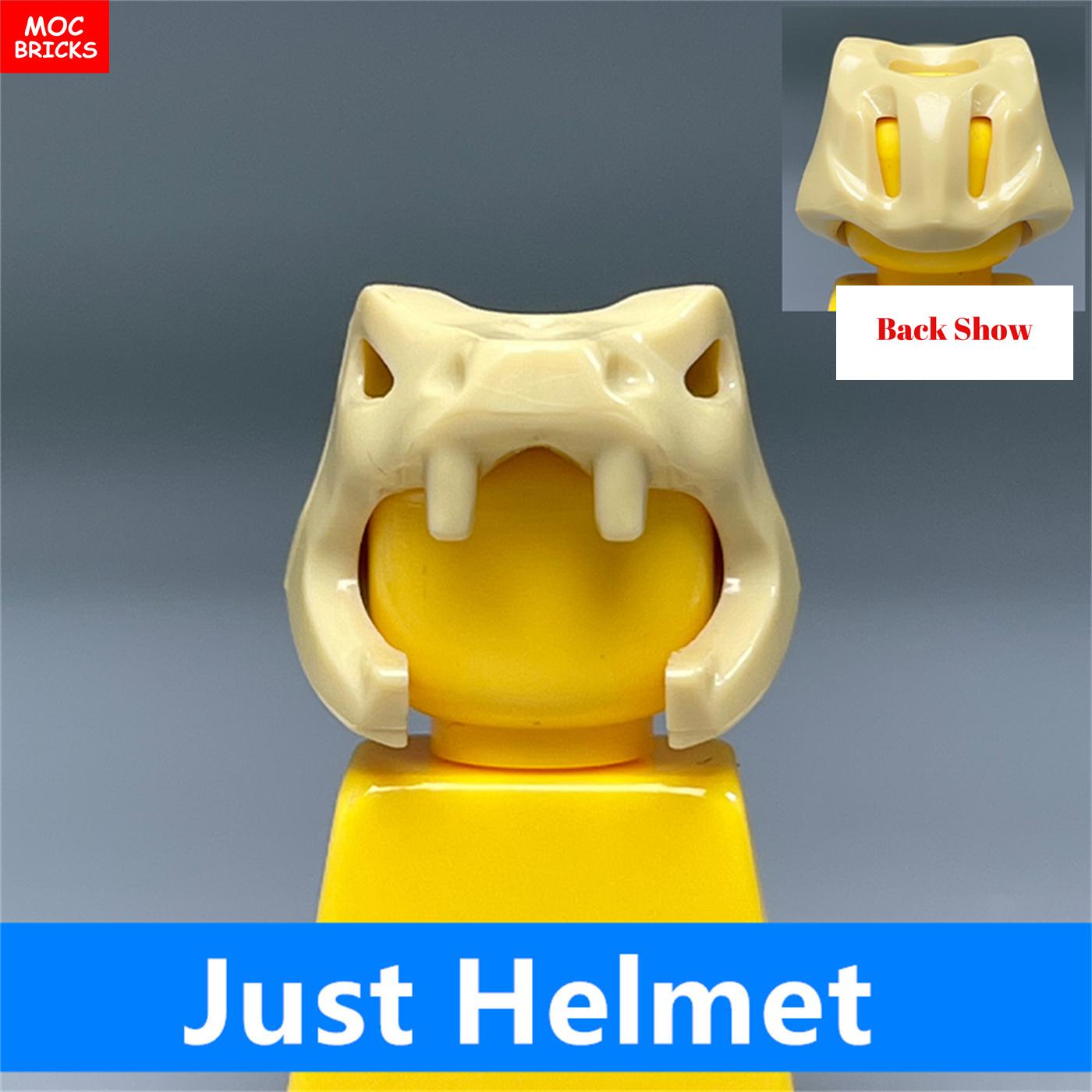 8pcs MOC Bricks Ninja Snake Helmet Headgear Action Figure Wear Assembled Constructing Blocks Playthings
8pcs MOC Bricks Ninja Snake Helmet Headgear Action Figure Wear Assembled Constructing Blocks Playthings