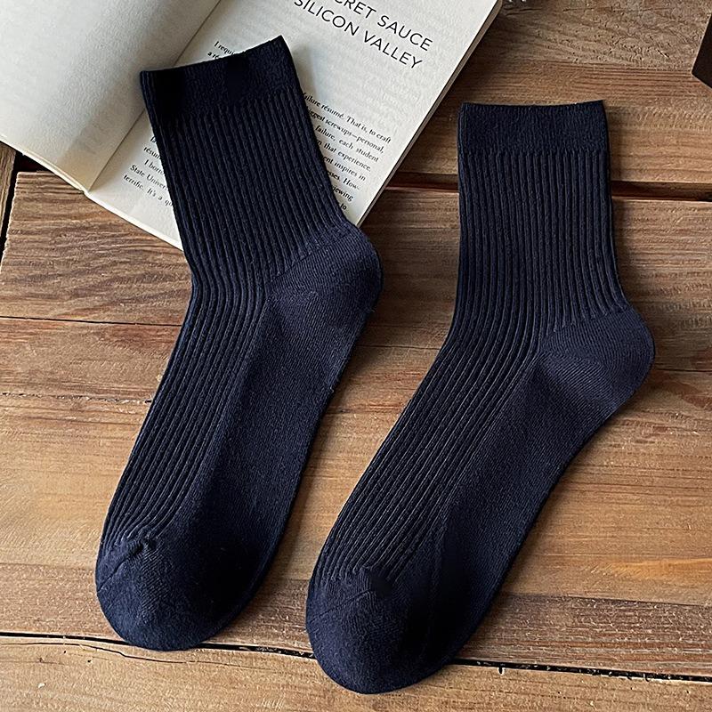 Мужские осенне-зимние коммерческие однотонные хлопковые носки-трубы, впитывающие пот 1 pair темно-синий
Мужские осенне-зимние коммерческие однотонные хлопковые носки-трубы, впитывающие пот 1 pair темно-синий