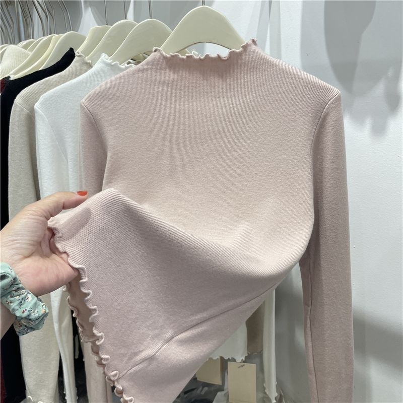 Женская базовая рубашка большого размера с полуворотником-стойкой из немецкого бархата, однотонный пуловер оверсайз с высокой эластичностью, футболка с длинным рукавом 5XL розовый
Женская базовая рубашка большого размера с полуворотником-стойкой из немецкого бархата, однотонный пуловер оверсайз с высокой эластичностью, футболка с длинным рукавом 5XL розовый