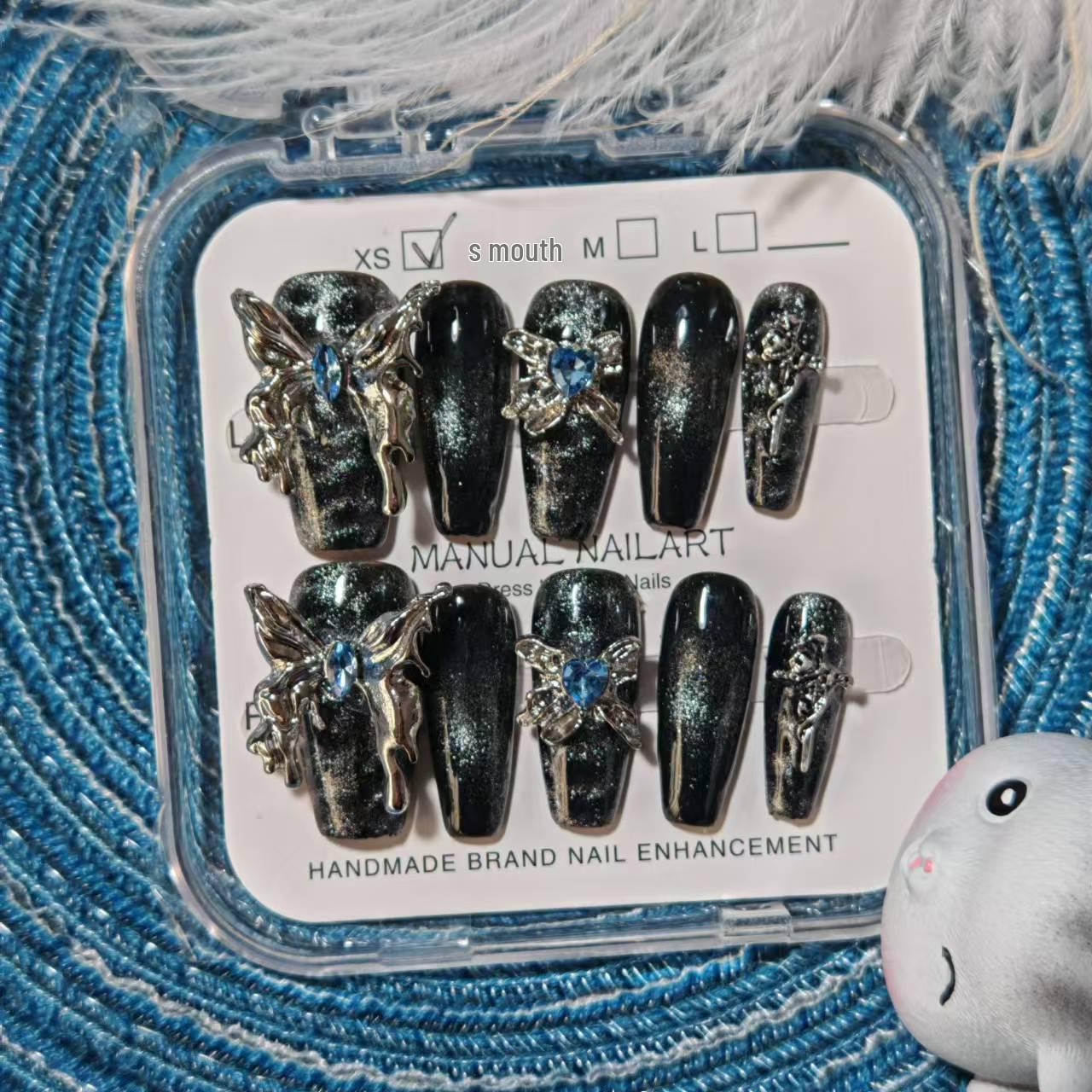 Cyberpunk Silver Metallic Demon God Nail Art Patches L
Cyberpunk Silver Metallic Demon God Nail Art Patches L