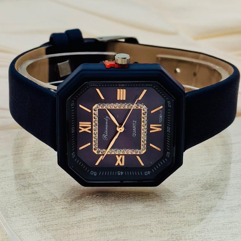 JYL Women s Watch Punk Octagonal Leather Strap Blue димчастий чорний колір
JYL Women s Watch Punk Octagonal Leather Strap Blue димчастий чорний колір