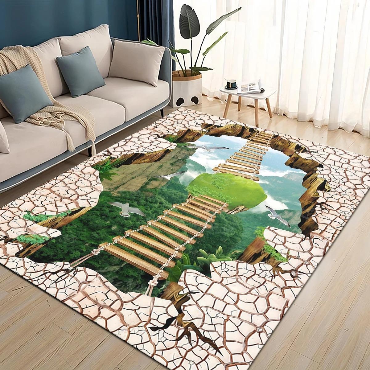 Various patterns Carpet 3D Illusion Underwater Dino Rug for Living Room Bedroom Home,kids Non-slip Floor Mat 40x60cm
Various patterns Carpet 3D Illusion Underwater Dino Rug for Living Room Bedroom Home,kids Non-slip Floor Mat 40x60cm