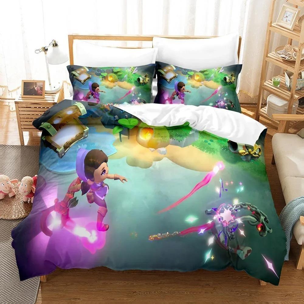 Comforter 3D Printing Game Bed S Fae Farm Bedding Set Single Twin Full Queen King Size Bed Set Adult Kid Bedroom S Comforter (quilt)-EU Single(135*200cm)3pcs
Comforter 3D Printing Game Bed S Fae Farm Bedding Set Single Twin Full Queen King Size Bed Set Adult Kid Bedroom S Comforter (quilt)-EU Single(135*200cm)3pcs
