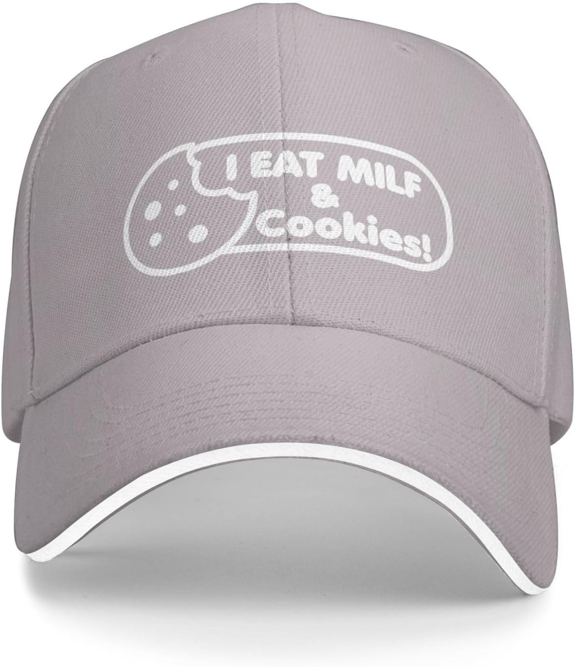 I Eat Milf and Cookies Baseball Cap Polyester Adjustable Funny Sandwich Cap for Adults One Size
I Eat Milf and Cookies Baseball Cap Polyester Adjustable Funny Sandwich Cap for Adults One Size