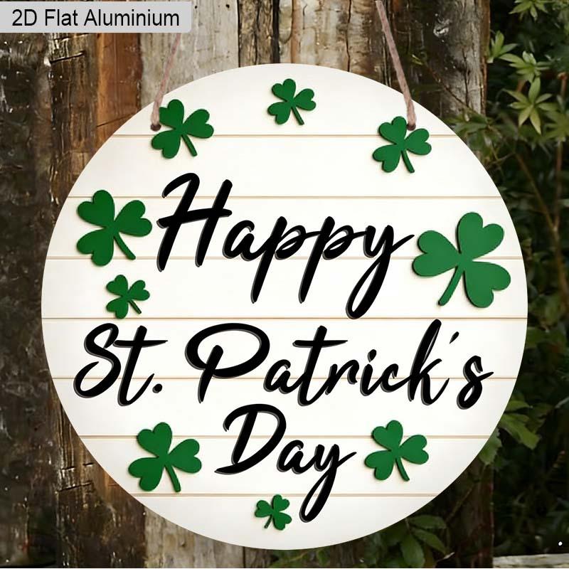 2D Flat 1pc St. Patrick s Day Aluminum Decoration Plaque, Happy St. Patrick s Day Lettering Sign and Shamrock Clover Sign, Home Decor, Bar Decor 7.87×7.87inch
2D Flat 1pc St. Patrick s Day Aluminum Decoration Plaque, Happy St. Patrick s Day Lettering Sign and Shamrock Clover Sign, Home Decor, Bar Decor 7.87×7.87inch