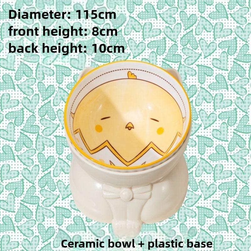 Ceramic Cat Bowl Neck-protecting Anti-knock Cat Bowl Durable Easy Clean Pet Feeder Stable Base Pet Products Cats Accessories жовтий
Ceramic Cat Bowl Neck-protecting Anti-knock Cat Bowl Durable Easy Clean Pet Feeder Stable Base Pet Products Cats Accessories жовтий