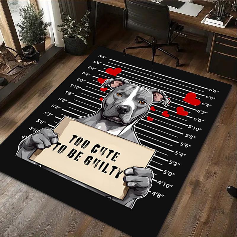 1Pc Pit bull Print Rug - Computer Chair Area Rug home decoration Carpet For Living Room Bedroom Flooring Mat 40x60cm( 15x23in )
1Pc Pit bull Print Rug - Computer Chair Area Rug home decoration Carpet For Living Room Bedroom Flooring Mat 40x60cm( 15x23in )