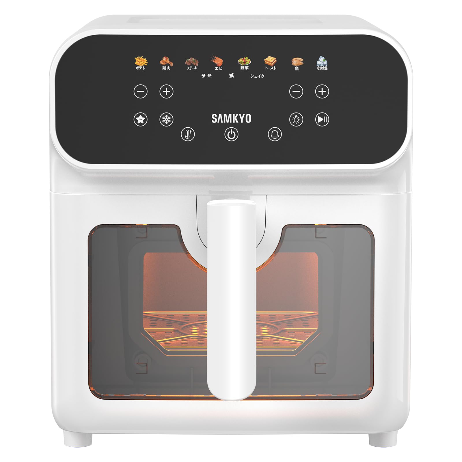 SAMKYO Air Fryer Большая вместимость для людей Air Fryer Видимое окно Сенсорная панель Японский рецепт в комплекте Air Fryer Machine Быстрое приготовление Fryer Здоровый
SAMKYO Air Fryer Большая вместимость для людей Air Fryer Видимое окно Сенсорная панель Японский рецепт в комплекте Air Fryer Machine Быстрое приготовление Fryer Здоровый