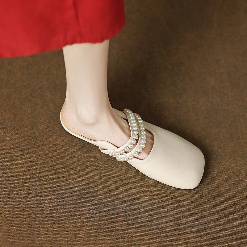 Полутапочки для беременных, женская весенне-летняя уличная обувь, новые однопедальные мягкие тапочки с жемчужной сумкой на мыске 40
Полутапочки для беременных, женская весенне-летняя уличная обувь, новые однопедальные мягкие тапочки с жемчужной сумкой на мыске 40