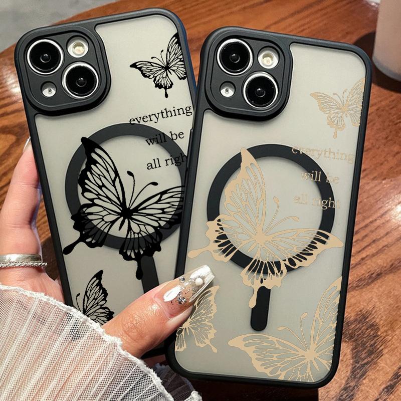 For Iphone 16 Pro 15 14 Pro Max 13 12 Pro Max 11 Butterfly Pattern For Magsafe Magnetic Shockproof Soft Edges Acrylic Hard Clear Case Cover iPhone 15 чёрный
For Iphone 16 Pro 15 14 Pro Max 13 12 Pro Max 11 Butterfly Pattern For Magsafe Magnetic Shockproof Soft Edges Acrylic Hard Clear Case Cover iPhone 15 чёрный