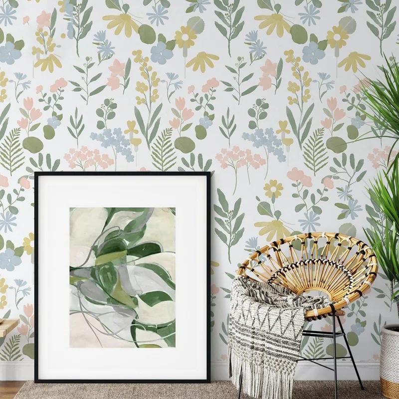 Modern flower peeling wallpaper natural flower self-adhesive wallpaper waterproof detachable leaf wallpaper home decor 44CMX10M
Modern flower peeling wallpaper natural flower self-adhesive wallpaper waterproof detachable leaf wallpaper home decor 44CMX10M