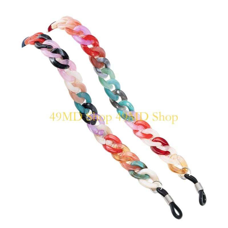 49MD Vibrancy Acrylic Eyewear Chain Glasses Retainer Strap For Daily Wear Stylish Glasses Holder Eyeglasses Accessory
49MD Vibrancy Acrylic Eyewear Chain Glasses Retainer Strap For Daily Wear Stylish Glasses Holder Eyeglasses Accessory
