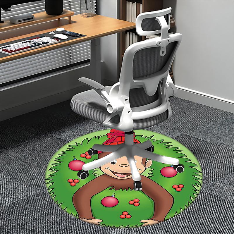 Curious George Chair mat Round Rug-Office carpet , Machine Washable , Non-slip , Suitable for Living Rooms , Bedrooms , Entryways , and Holi 80cm by 80cm
Curious George Chair mat Round Rug-Office carpet , Machine Washable , Non-slip , Suitable for Living Rooms , Bedrooms , Entryways , and Holi 80cm by 80cm