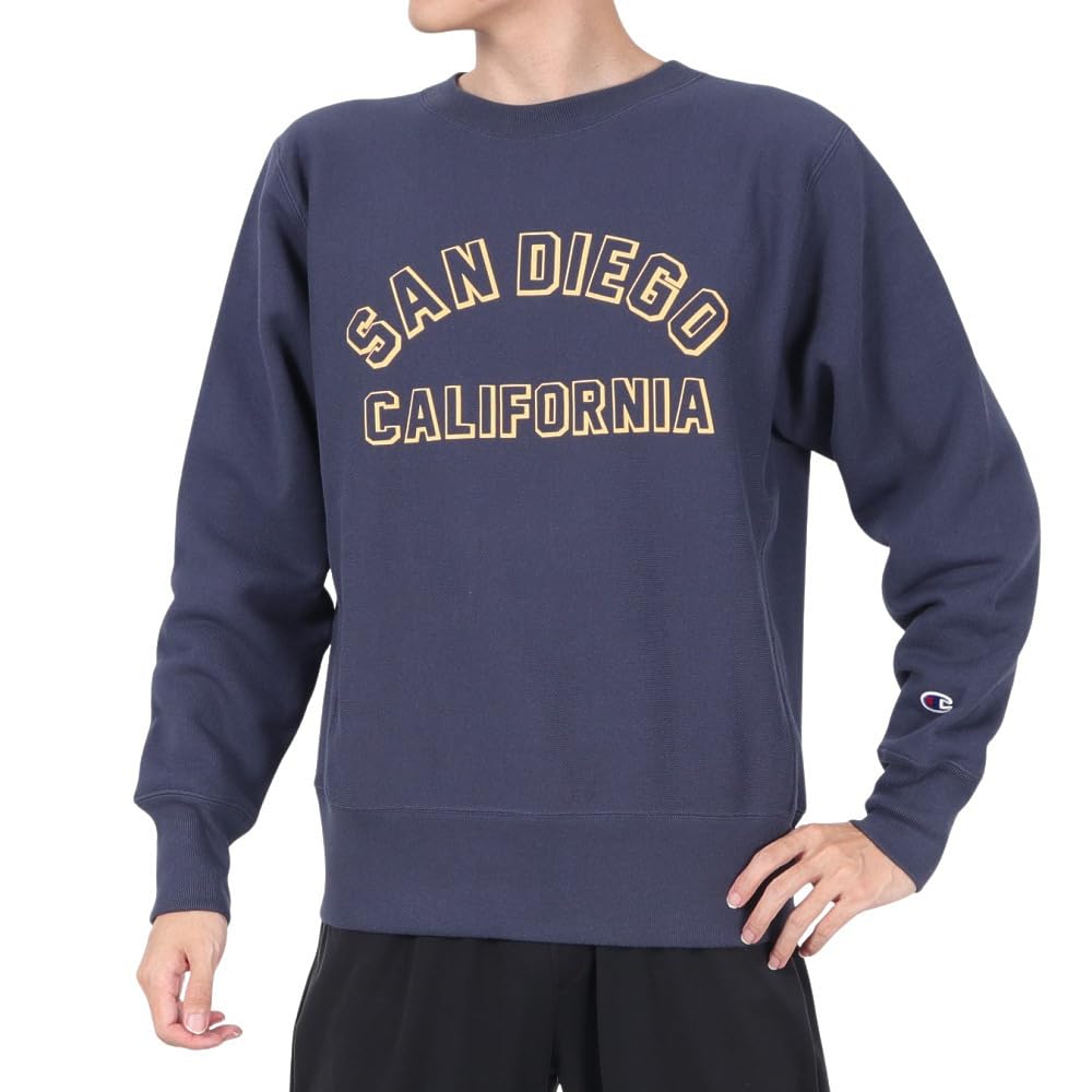 Champion Long Sleeve Crew Neck Graphic REVERSE Dark Men s Sweatshirt, 11.5oz, Fleece-Lined, Print, WEAVE®, Navy, C3-A022
Champion Long Sleeve Crew Neck Graphic REVERSE Dark Men s Sweatshirt, 11.5oz, Fleece-Lined, Print, WEAVE®, Navy, C3-A022