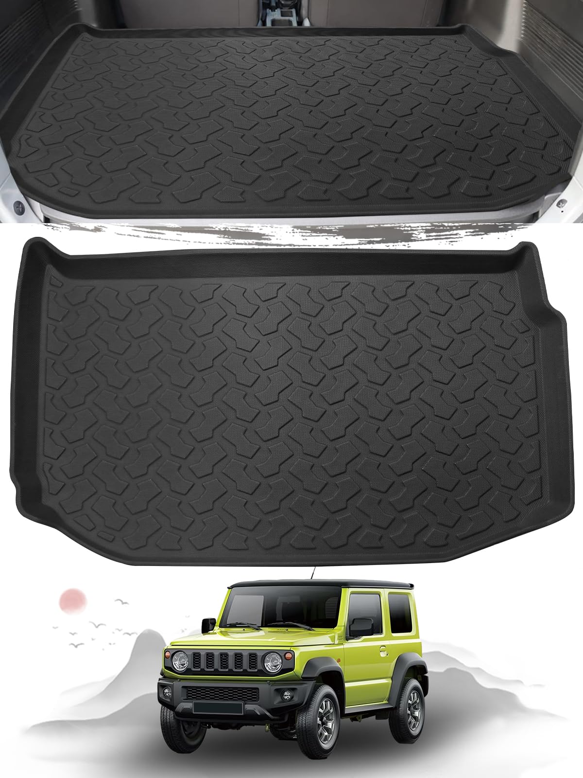 ruiya Новый Suzuki Jimny JB64 багажный коврик эксклюзивный Jimny Sierra JB74 багажный лоток 3D багажный коврик водонепроницаемый материал TPE устойчивый к пятнам сверхпрочный
ruiya Новый Suzuki Jimny JB64 багажный коврик эксклюзивный Jimny Sierra JB74 багажный лоток 3D багажный коврик водонепроницаемый материал TPE устойчивый к пятнам сверхпрочный