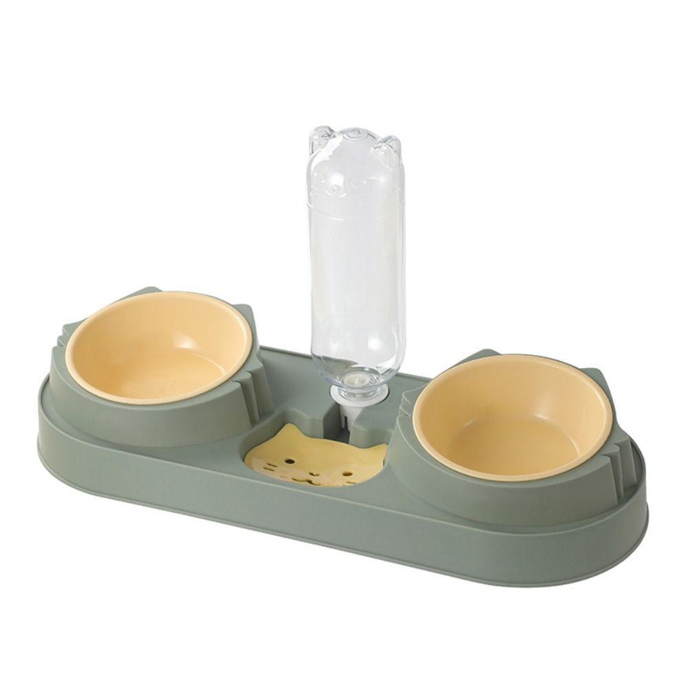 2-in-1 Pet Bowl with Drinking Raised Stand Cat Double Bowls Durable Dog Food Bowl зелений
2-in-1 Pet Bowl with Drinking Raised Stand Cat Double Bowls Durable Dog Food Bowl зелений