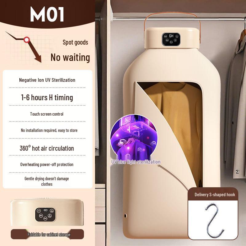 Portable Quick-Dry Foldable Clothes Dryer for Home & Dorm With S-shaped Hook
Portable Quick-Dry Foldable Clothes Dryer for Home & Dorm With S-shaped Hook