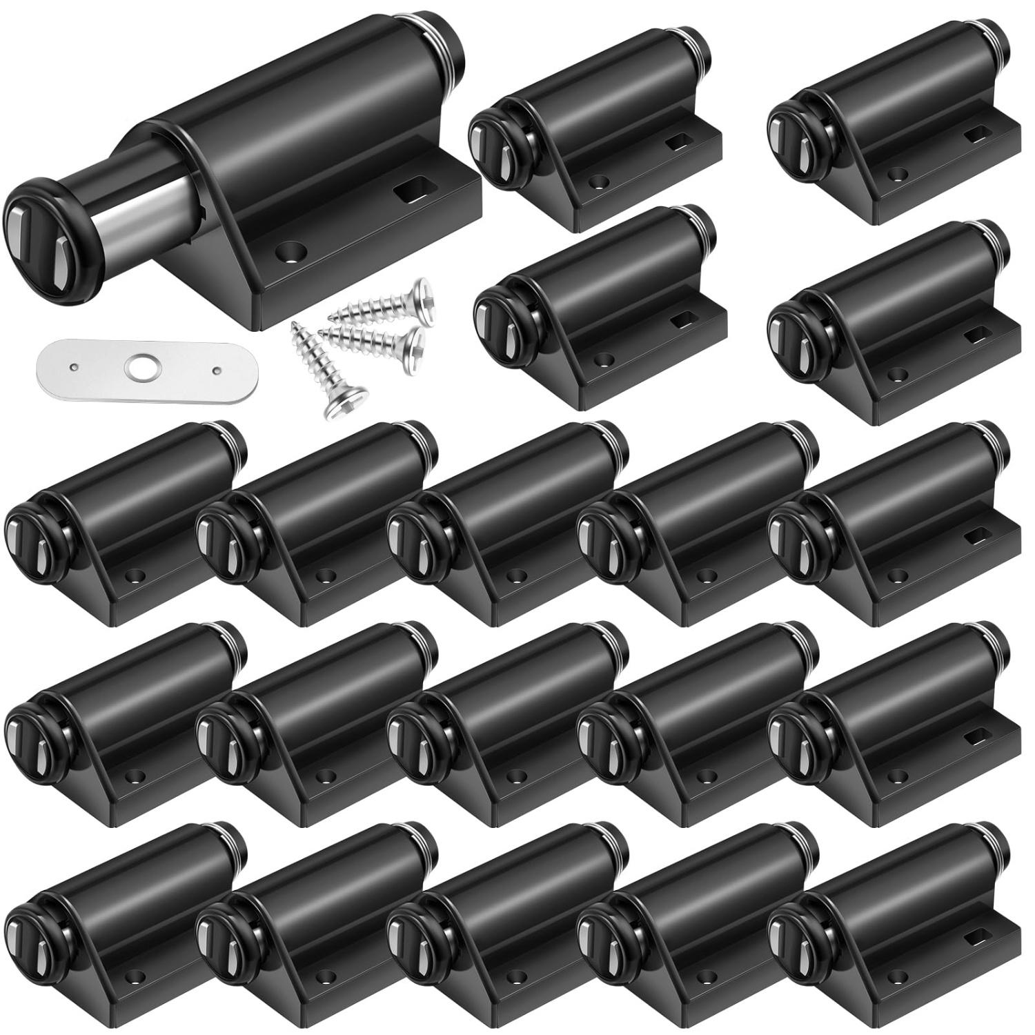 20 Black Magnetic Touch-Type Door Catches, Plastic Material, 280g Weight, for Cabinets Drawers Furniture Kitchen Doors and More чорний
20 Black Magnetic Touch-Type Door Catches, Plastic Material, 280g Weight, for Cabinets Drawers Furniture Kitchen Doors and More чорний