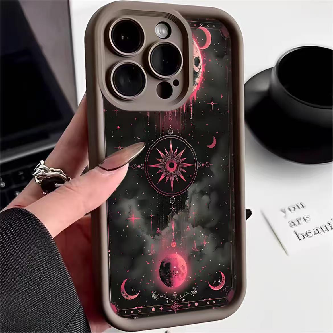 New Blood Moon Apple iPhone Case - Fits iPhone 13, 14, 15, 16 Promax; Premium Trendy Design for Internet Celebrities iPhone 13 Mini
New Blood Moon Apple iPhone Case - Fits iPhone 13, 14, 15, 16 Promax; Premium Trendy Design for Internet Celebrities iPhone 13 Mini