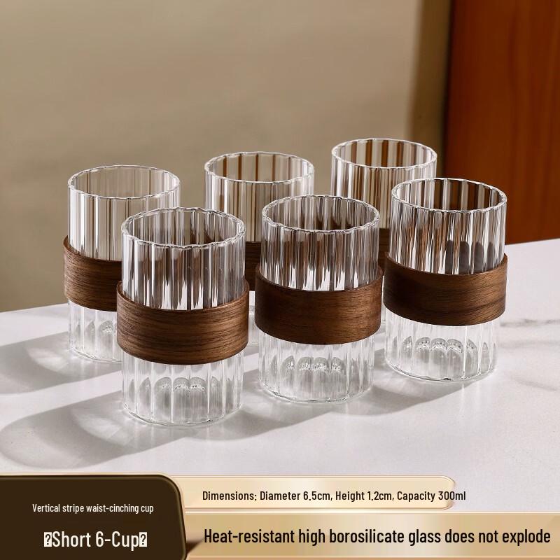 OLOEY Ribbed Glass Tumbler Set
OLOEY Ribbed Glass Tumbler Set
