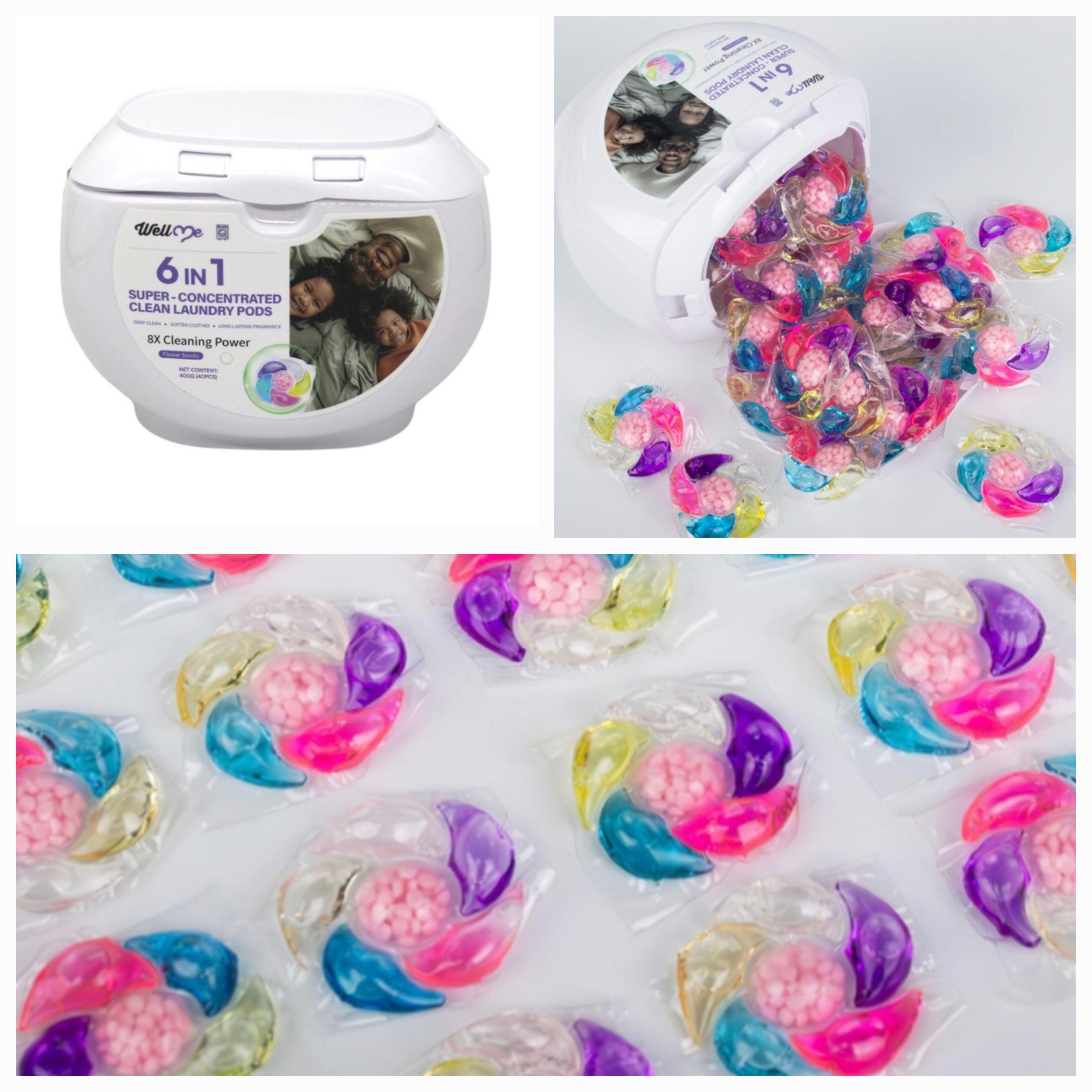 Super-concentrated universal 6in1 clean laundry pods WellWE - capsules washing very well. 8X cleaning Power 40 capsules. 7 in 1 universal
Super-concentrated universal 6in1 clean laundry pods WellWE - capsules washing very well. 8X cleaning Power 40 capsules. 7 in 1 universal