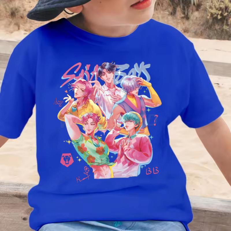 T-Shirts Boys Cartoon Printed Fashion T-shirt Children s Short-sleeved Children s Clothing Casual Comfortable Boys Short-sleeved Top 140
T-Shirts Boys Cartoon Printed Fashion T-shirt Children s Short-sleeved Children s Clothing Casual Comfortable Boys Short-sleeved Top 140