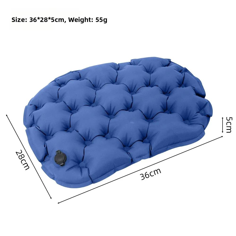 Inflatable Seat Cushion Polyester Comfortable Portable Air Seat Pad Pressure Relief Cushion For Camping Office Chair Car Travel синій
Inflatable Seat Cushion Polyester Comfortable Portable Air Seat Pad Pressure Relief Cushion For Camping Office Chair Car Travel синій