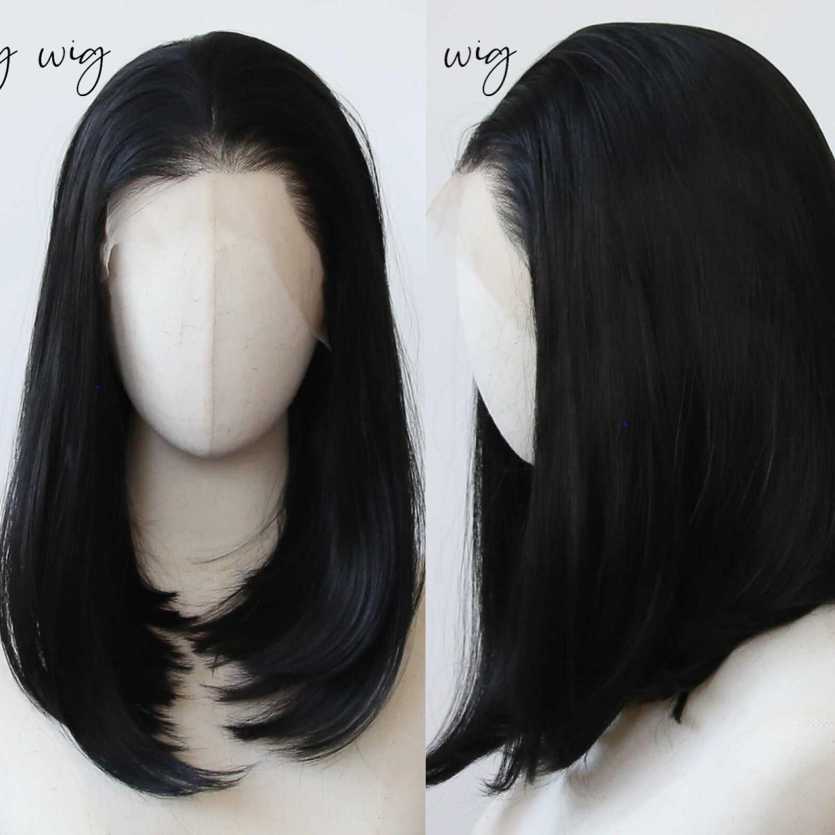 Ashely Black Wig 13*4 Lace Front Wig for Women 14inch High Temperature FibersNatural Synthetic Lace Wigs for Cosplay Daily Use чёрный
Ashely Black Wig 13*4 Lace Front Wig for Women 14inch High Temperature FibersNatural Synthetic Lace Wigs for Cosplay Daily Use чёрный