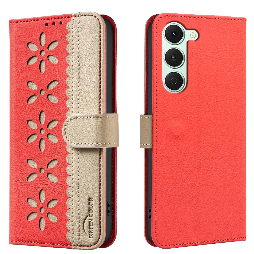 Для TECNO Spark 40 Pro+ 4G Шкіряний Чохол BINFEN COLOR BF36 Квітковий Візерунок Чохол для Телефону Гаманець-Підставка з RFID-блокуванням Red
Для TECNO Spark 40 Pro+ 4G Шкіряний Чохол BINFEN COLOR BF36 Квітковий Візерунок Чохол для Телефону Гаманець-Підставка з RFID-блокуванням Red