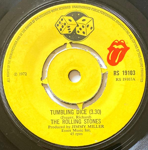 7inch Record ROLLING STONES - Tumbling Dice RS19103 Rolling Stones 1972 UK Rock Used
7inch Record ROLLING STONES - Tumbling Dice RS19103 Rolling Stones 1972 UK Rock Used
