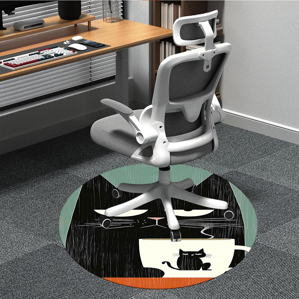 1pcCat Coffee Office Round Area Rug, Indoor Mat Suitable ForOffice, Under Office Chairs Bedroom Living Room Home Decor, Room Deco 084 80cm by 80cm
1pcCat Coffee Office Round Area Rug, Indoor Mat Suitable ForOffice, Under Office Chairs Bedroom Living Room Home Decor, Room Deco 084 80cm by 80cm